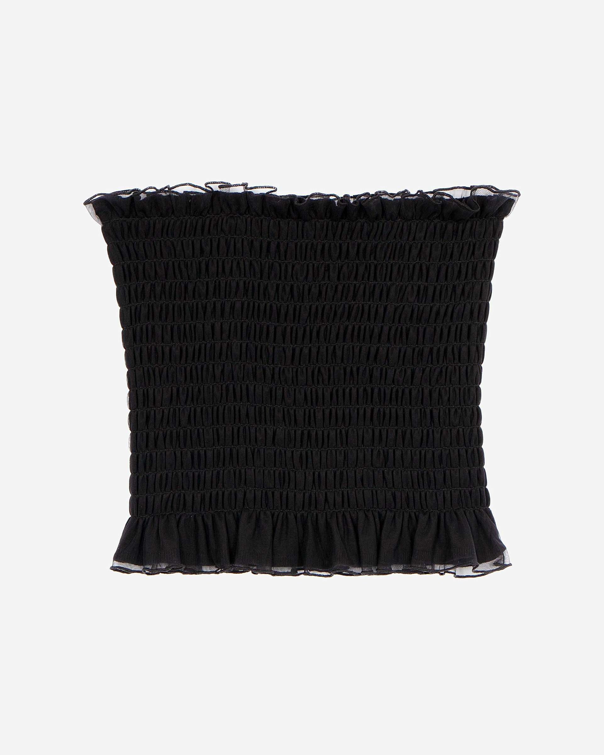 Black smoky bustier top