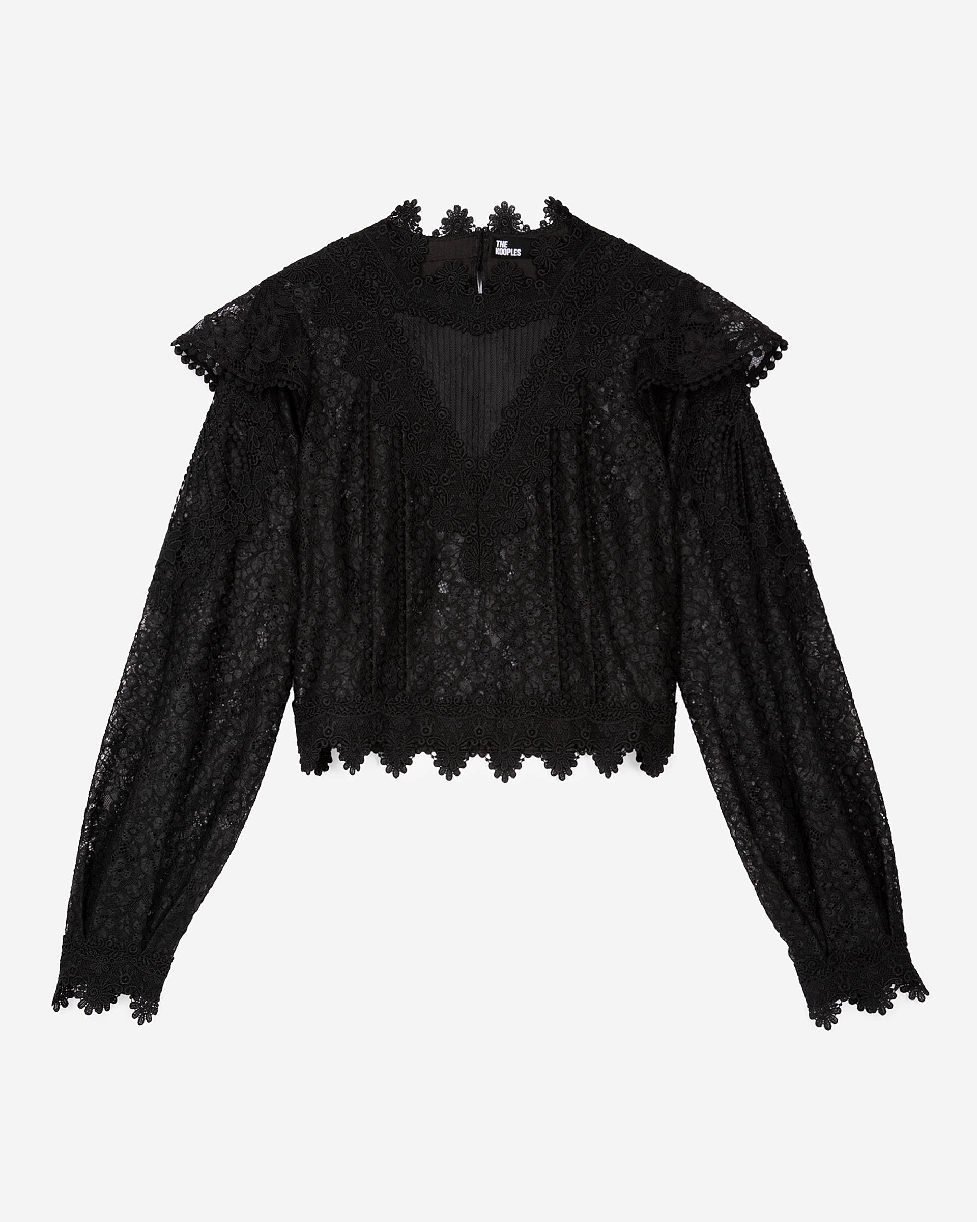 Black lace top