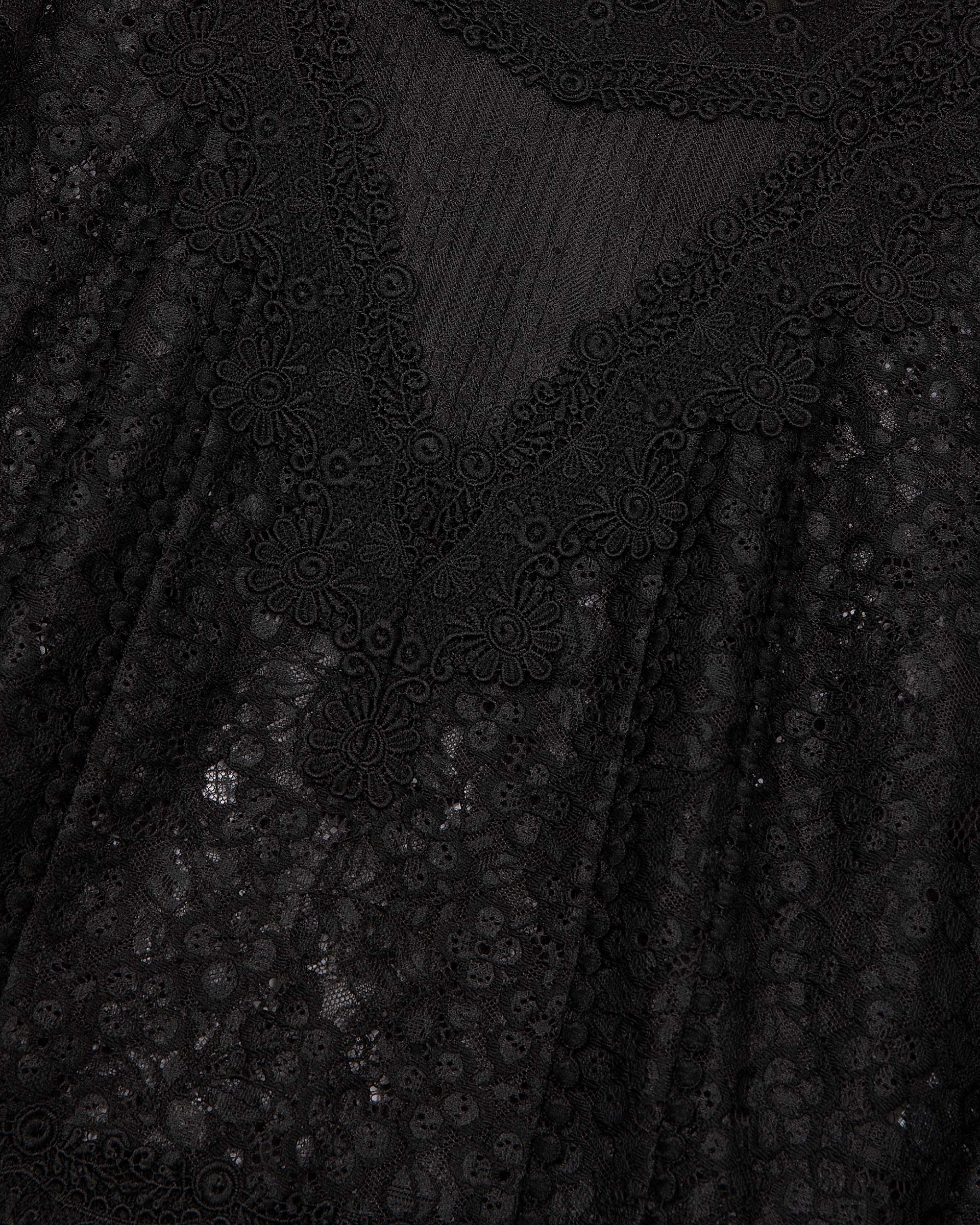 Black lace top