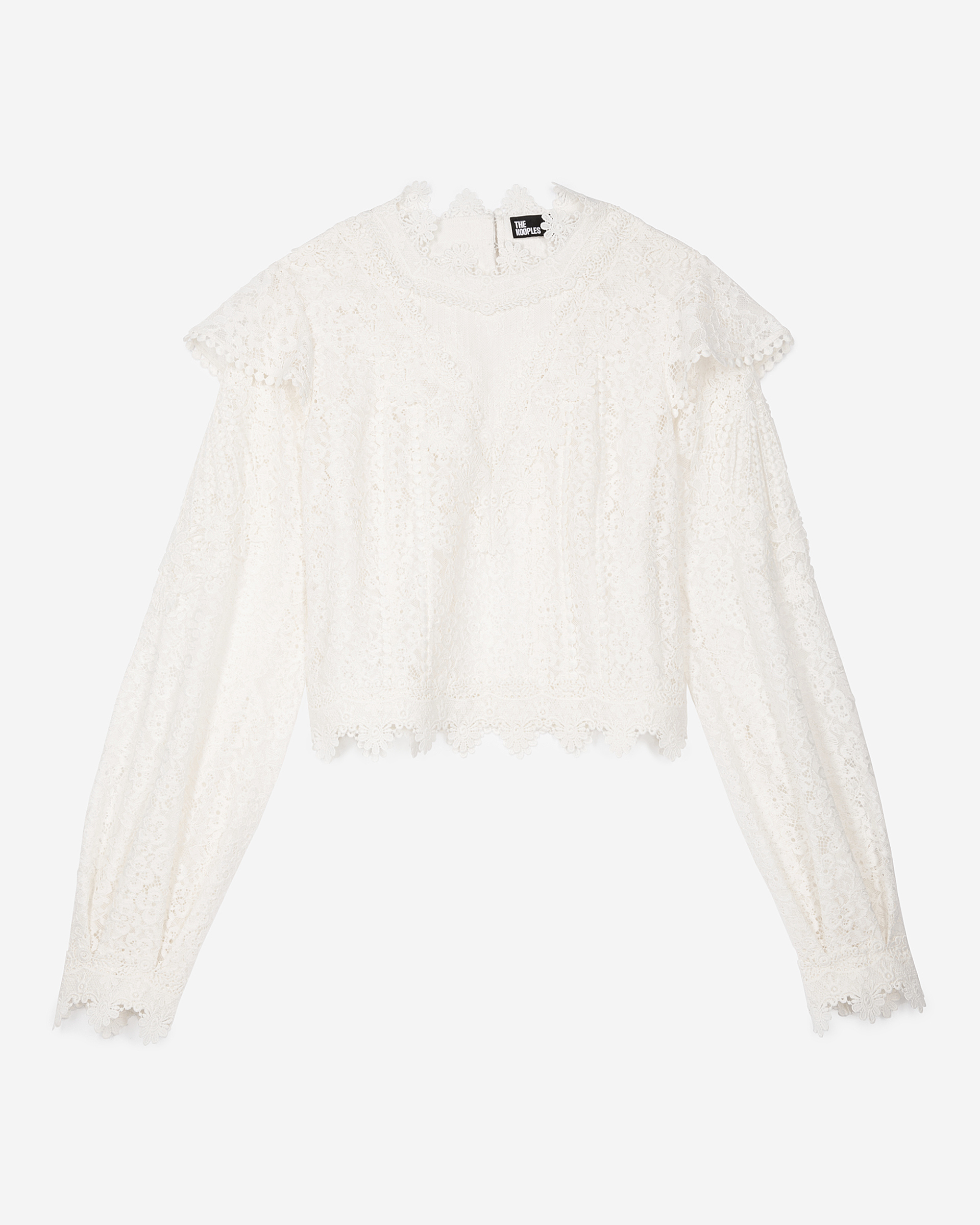 Ecru lace top