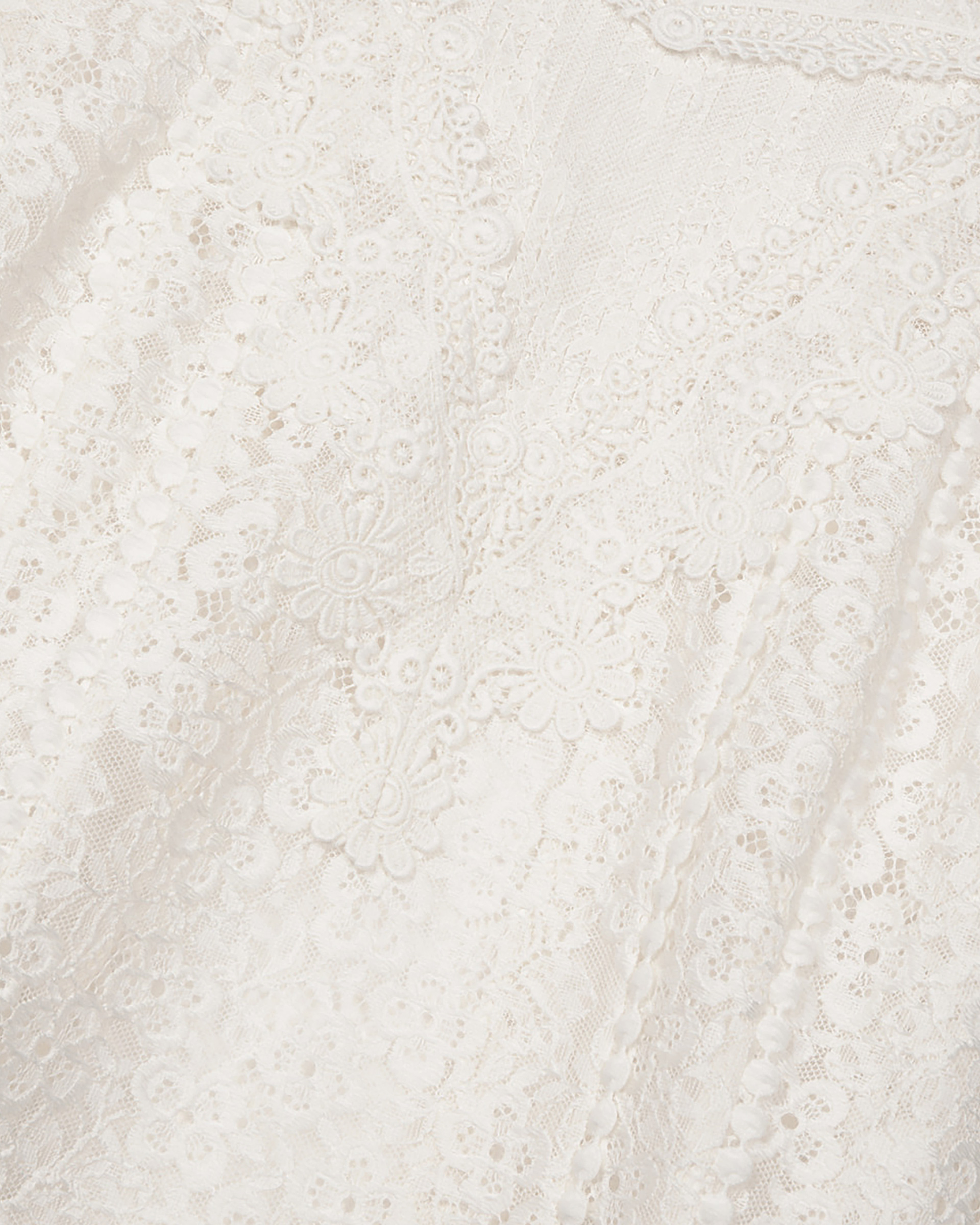 Ecru lace top