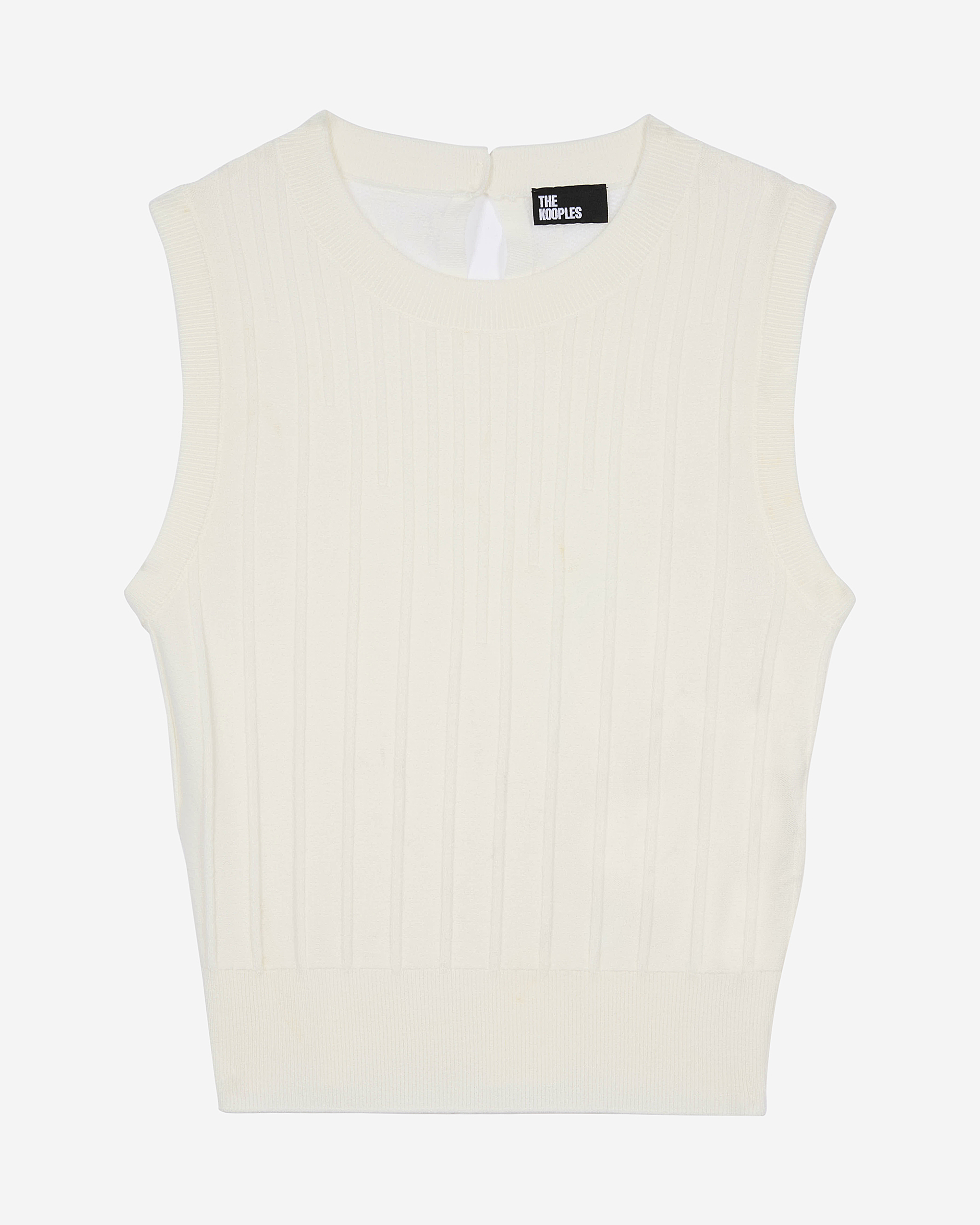 White knit top