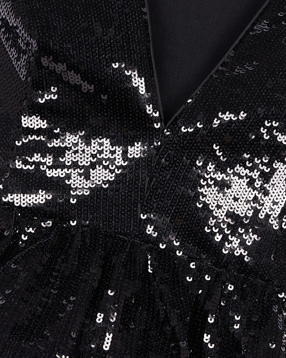 Black sequin top