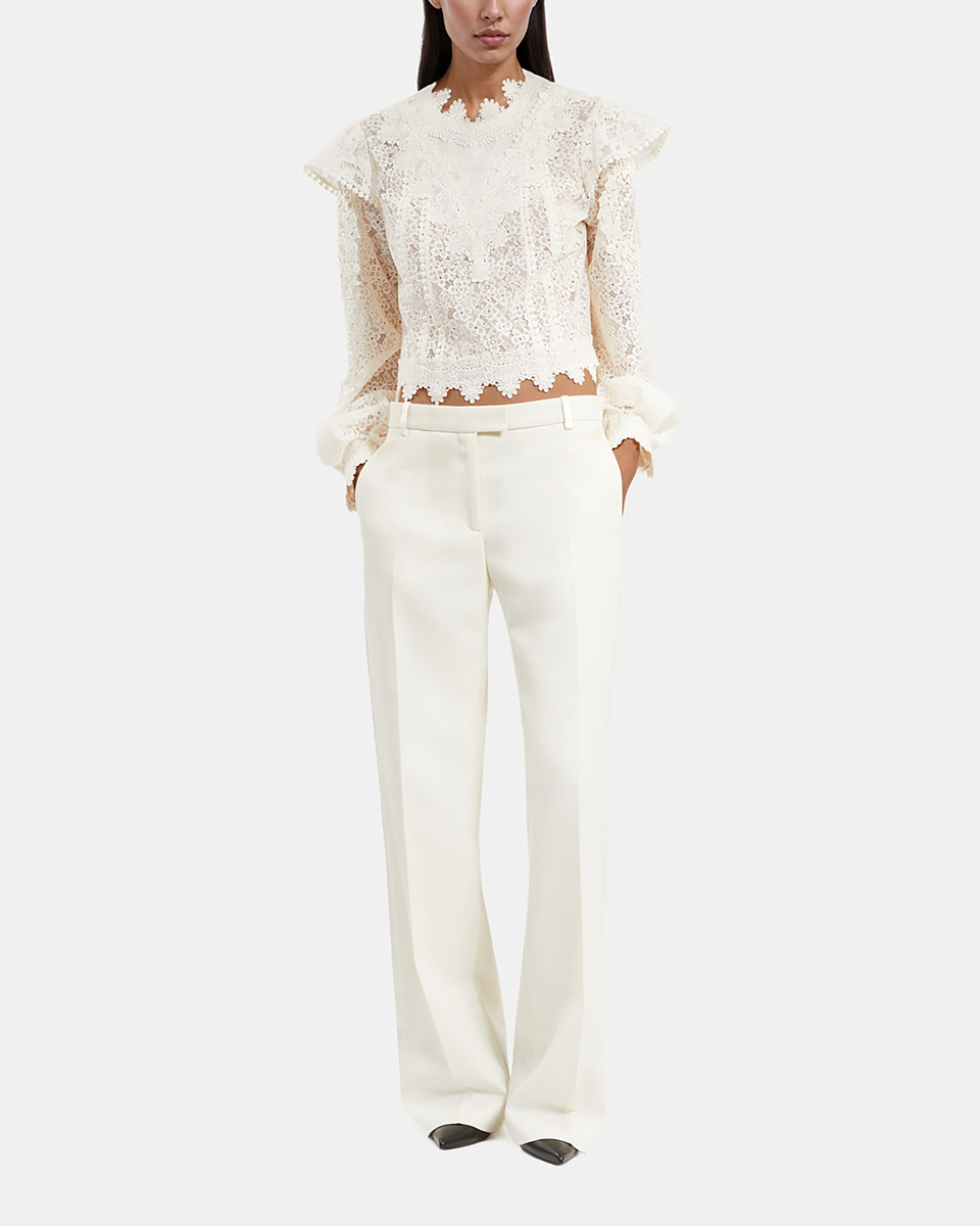 Ecru lace top