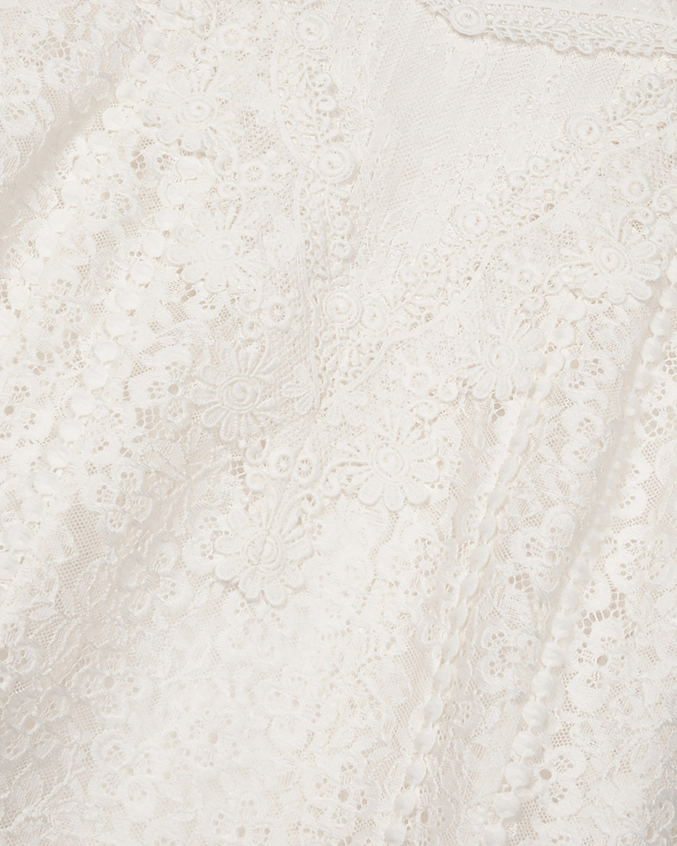 Ecru lace top