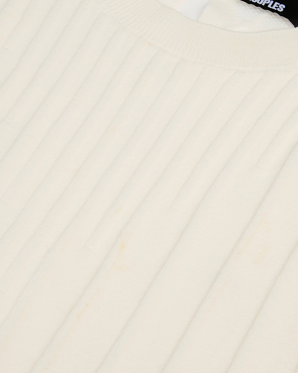 White knit top