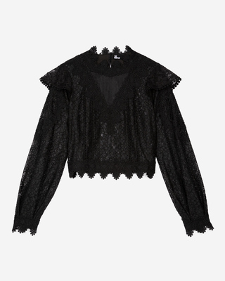 Black lace top
