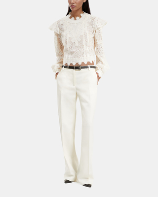 Ecru lace top