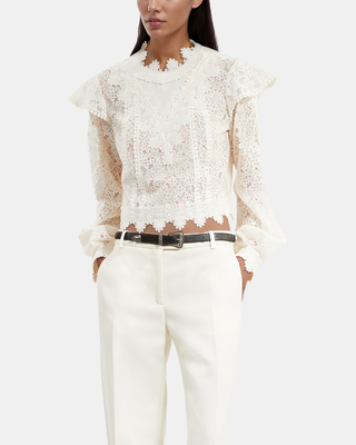 Ecru lace top