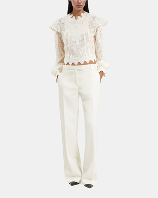 Ecru lace top