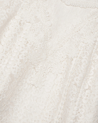 Ecru lace top