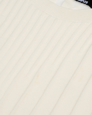 White knit top