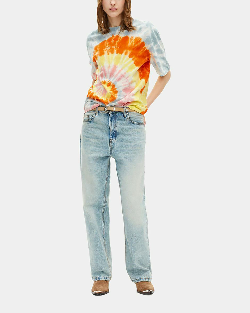 Multicolor tie-dye T-shirt