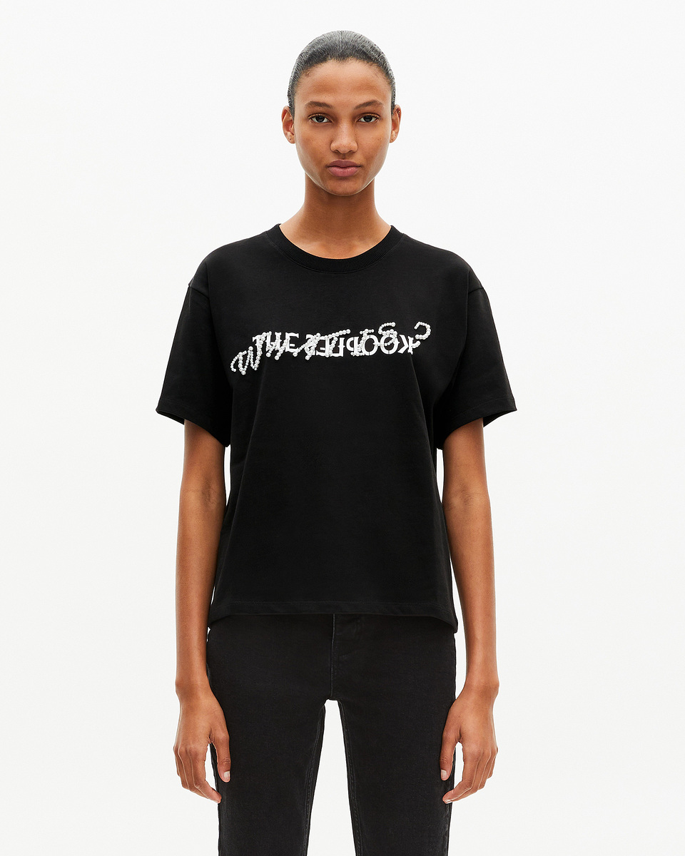 What is T-shirt with black beads