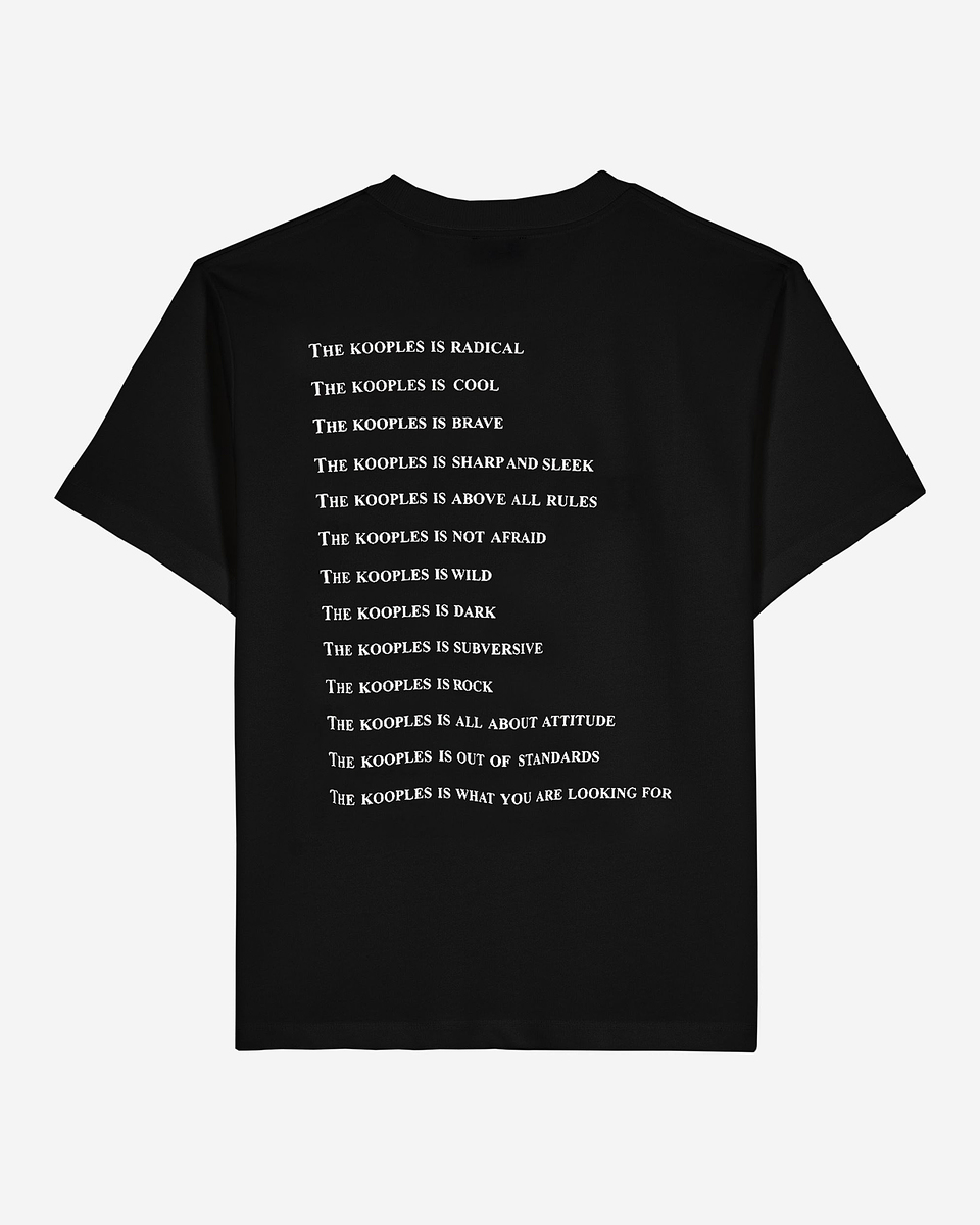 What is T-shirt with black beads