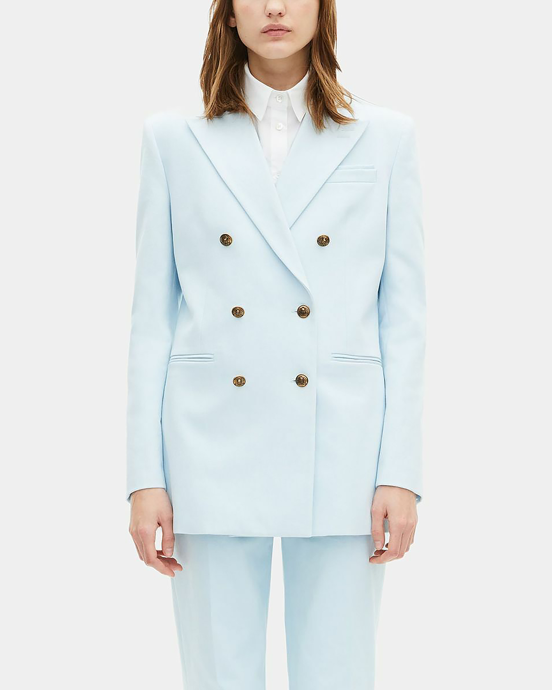 Blue cotton tailored jacket