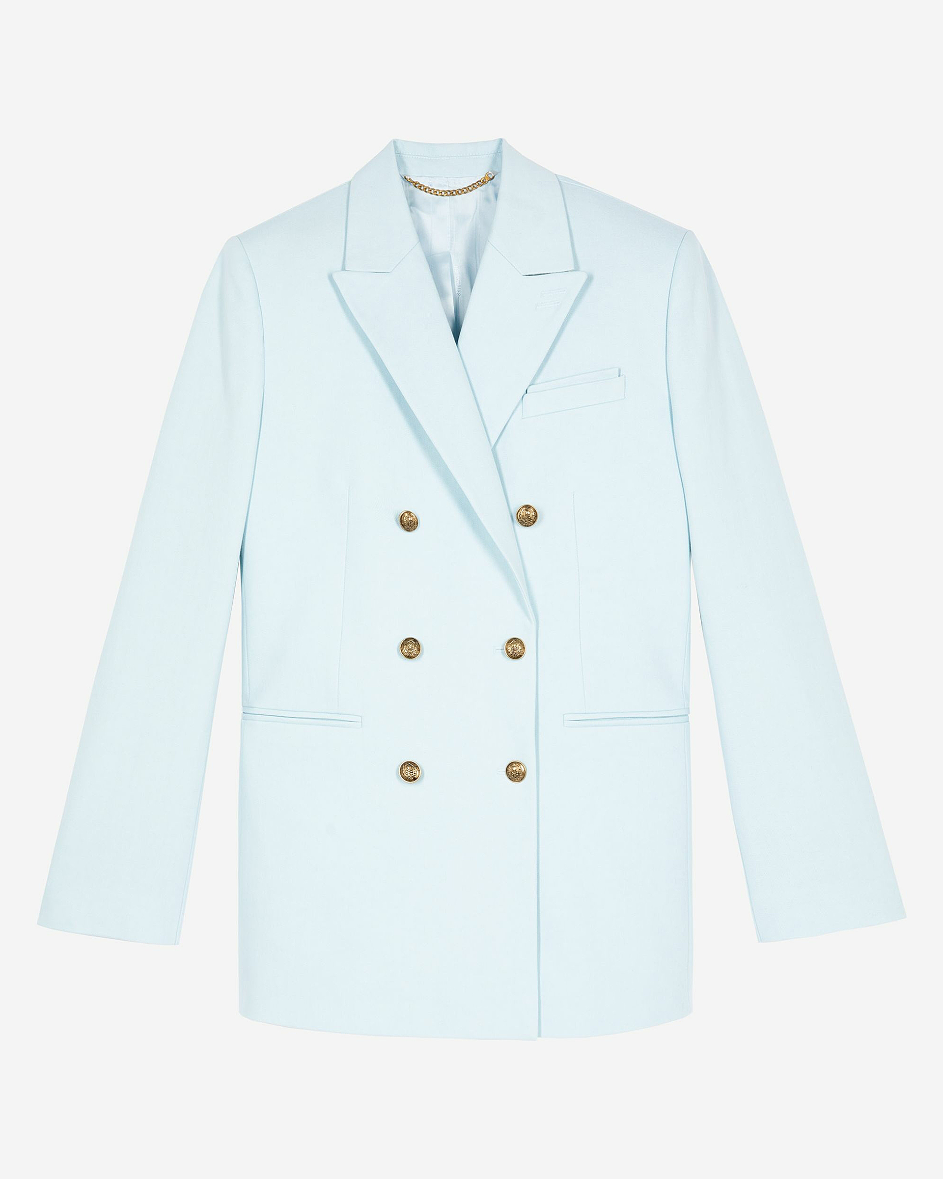 Blue cotton tailored jacket