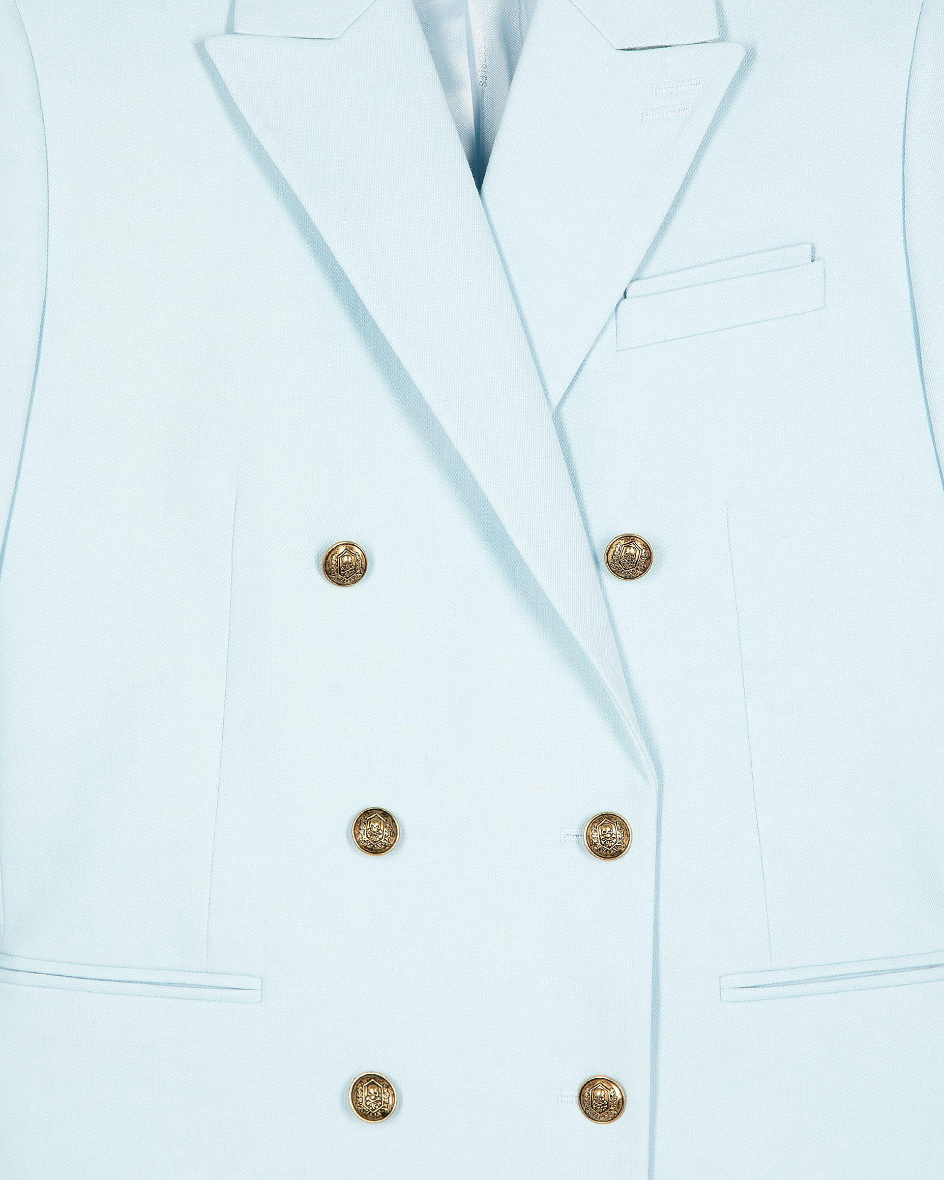 Blue cotton tailored jacket