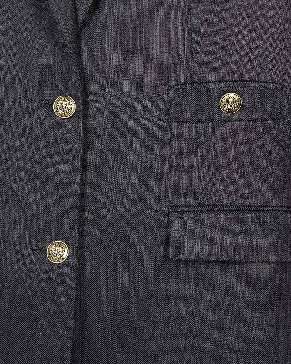 Navy blue suit jacket