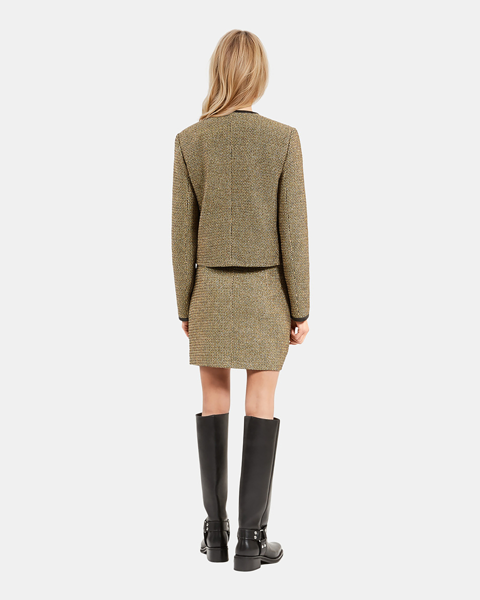 Short black and gold jacket