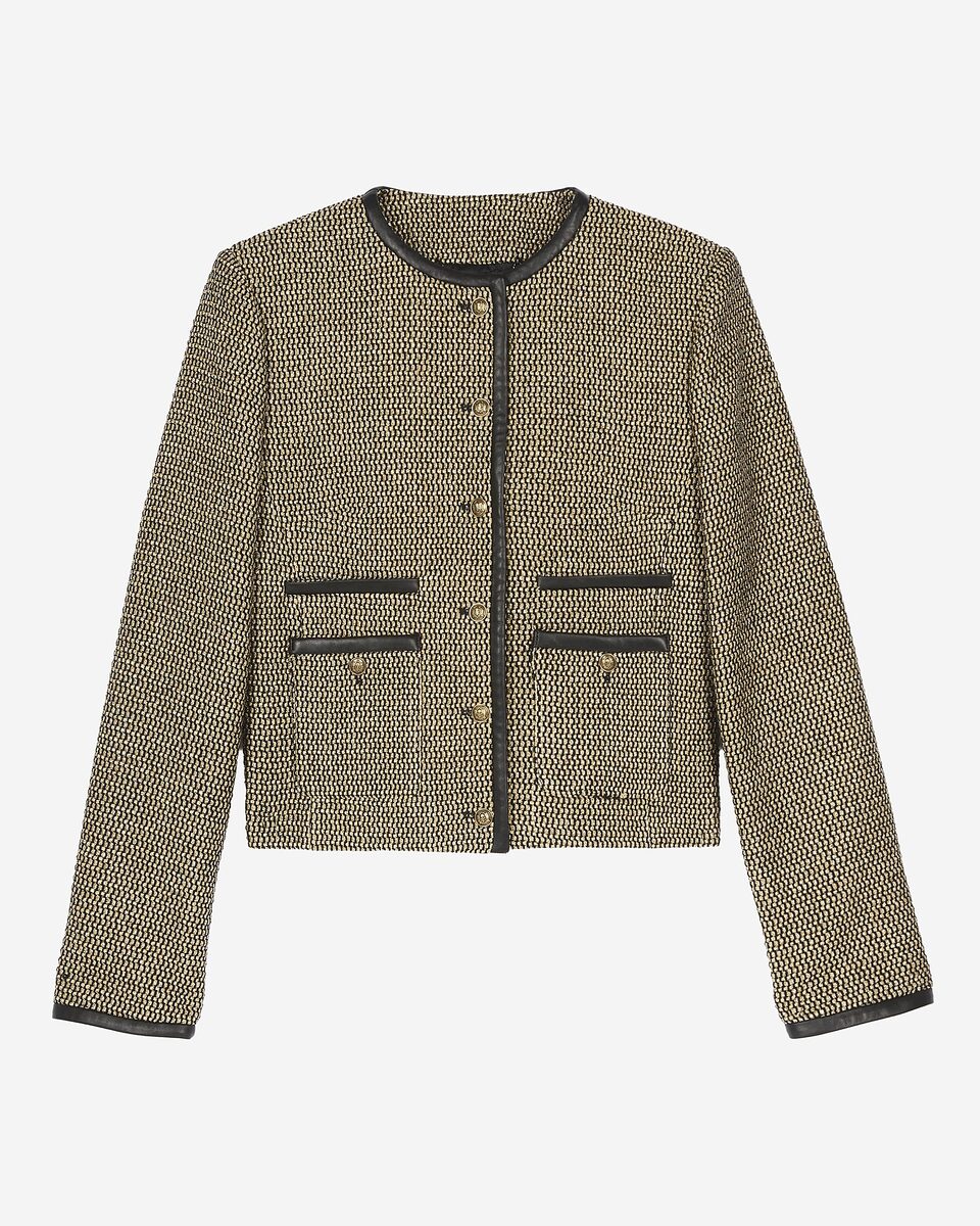 Short black and gold jacket