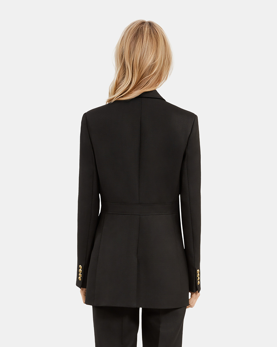 Black safari jacket
