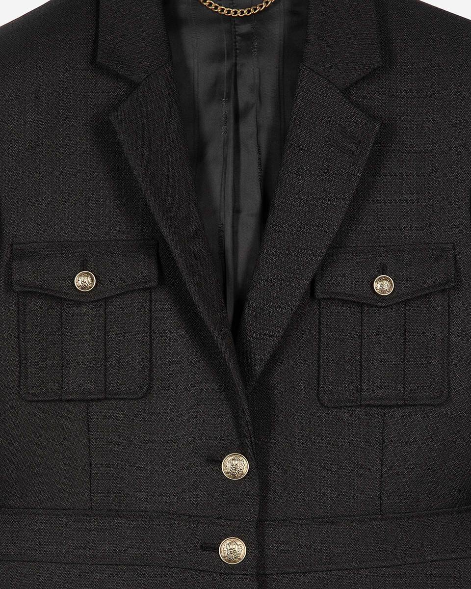 Black safari jacket