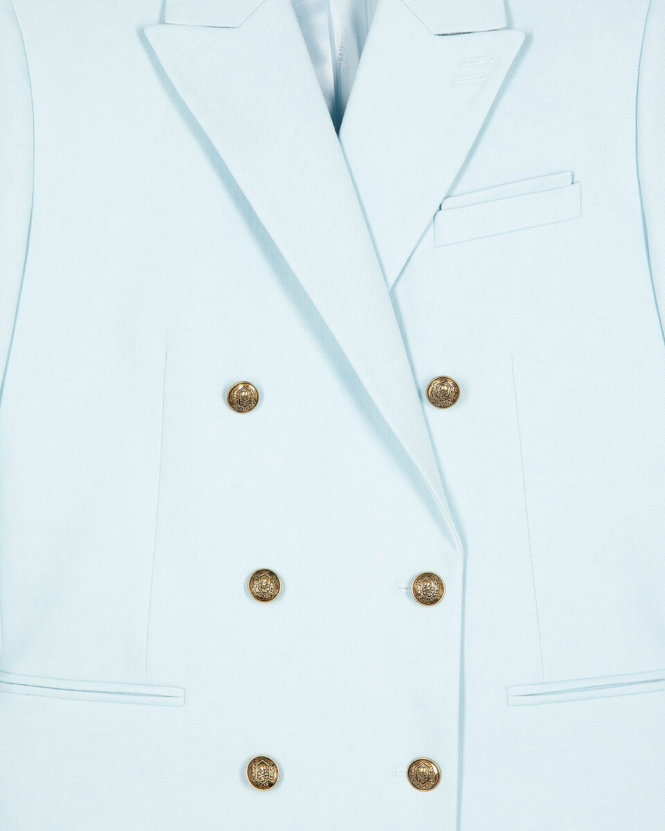 Blue cotton tailored jacket