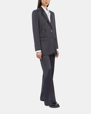 Navy blue suit jacket