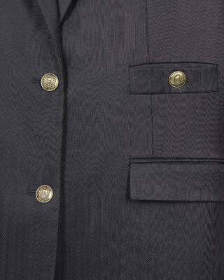 Navy blue suit jacket