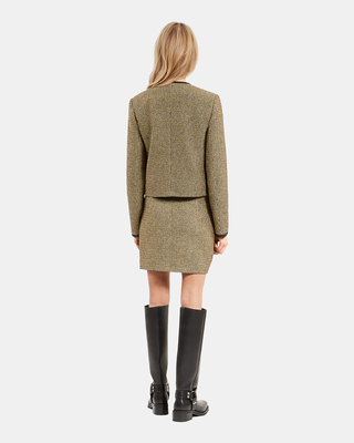 Short black and gold jacket