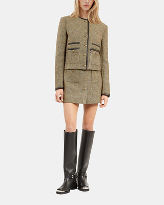 Short black and gold jacket