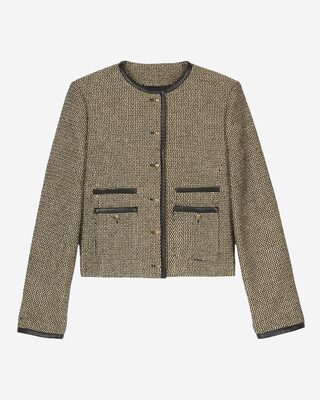 Short black and gold jacket