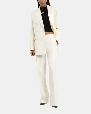 Ecru tuxedo jacket