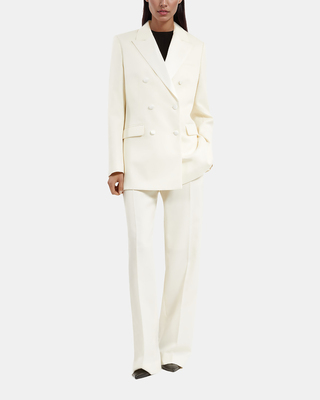 Ecru tuxedo jacket
