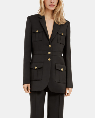 Black safari jacket
