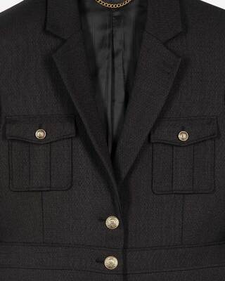 Black safari jacket