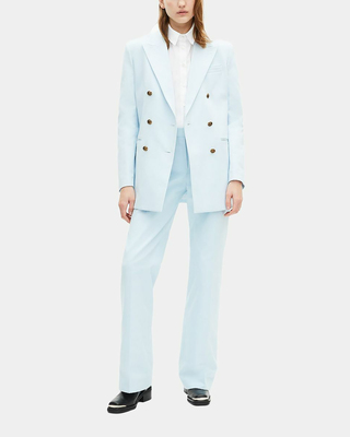 Blue cotton tailored jacket