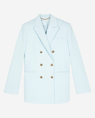 Blue cotton tailored jacket