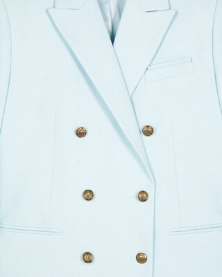 Blue cotton tailored jacket
