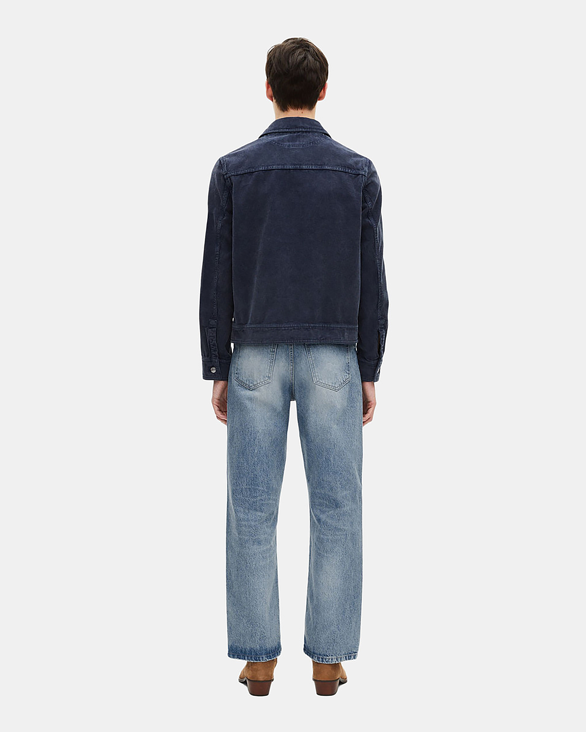 Navy blue cotton jacket