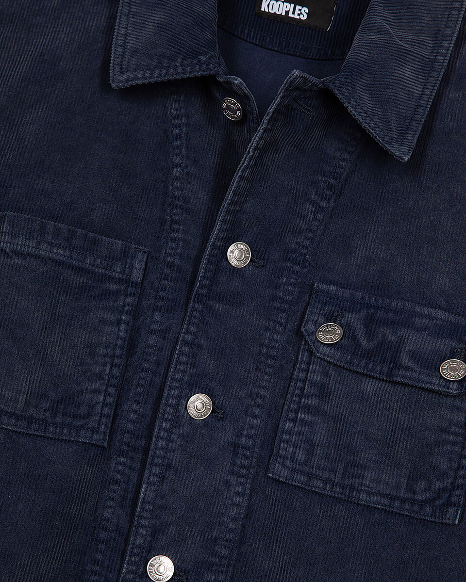 Navy blue cotton jacket