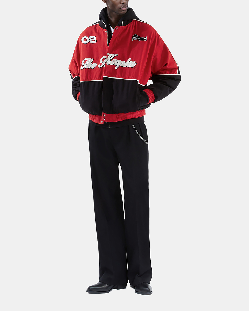Black and red racing jacket