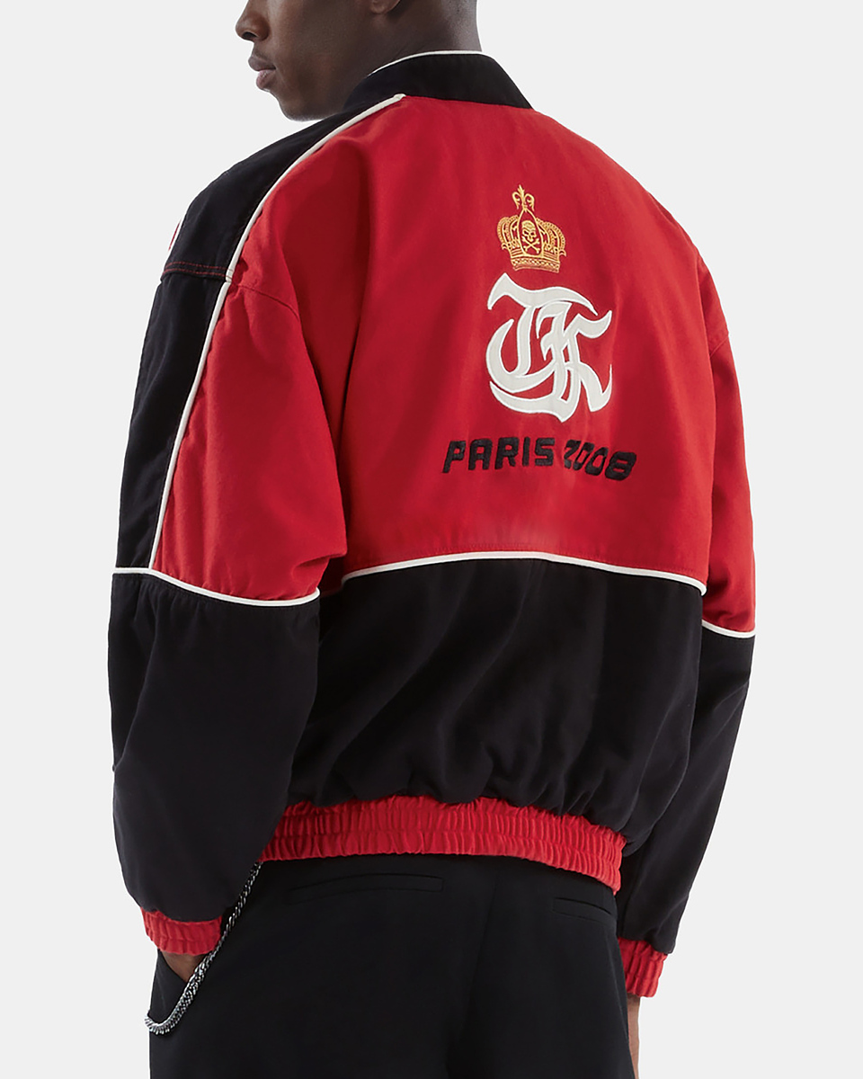 Black and red racing jacket