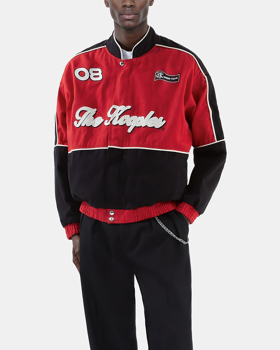 Black and red racing jacket