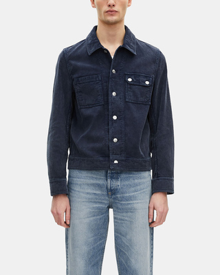 Navy blue cotton jacket