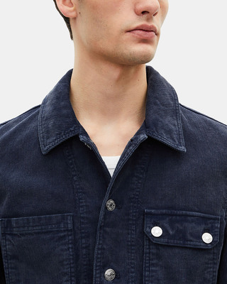 Navy blue cotton jacket