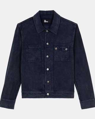 Navy blue cotton jacket