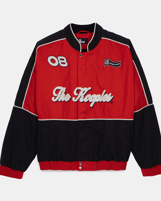 Black and red racing jacket