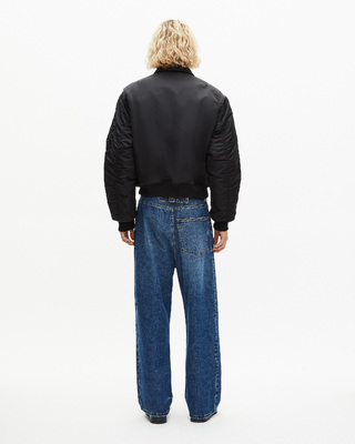 The Kooples x SCHOTT NYC black bomber jacket